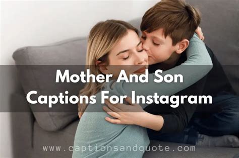 mother son captions for instagram